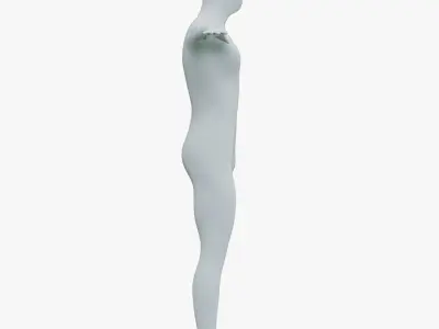 Animated Male Mannequin 03 PBR 3D model