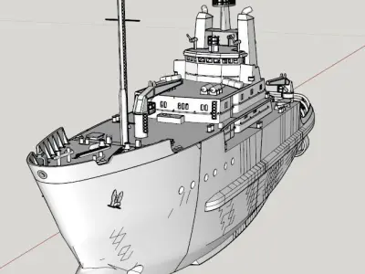 Remote Controlled Smit London Ocean Tug 3D print model 3D print model
