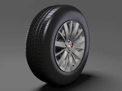 Fiat Qubo Trekking 2wheel 2017 3D model