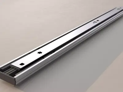 Corredera de extension 3D model