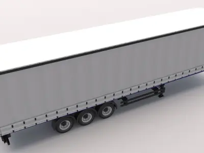 Semi Trailer 3D model