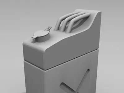 Jerry Can Free low-poly 3D model