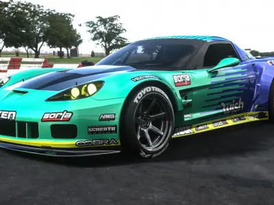 CHEVROLET CORVETTE C6 formula drift 3D model
