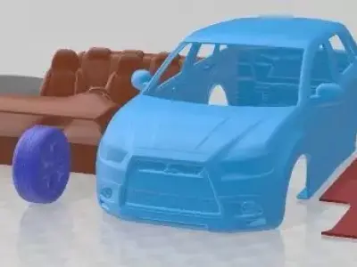Mitsubishi Outlander Sport RVR ASX 2011 Printable Car 3D print model