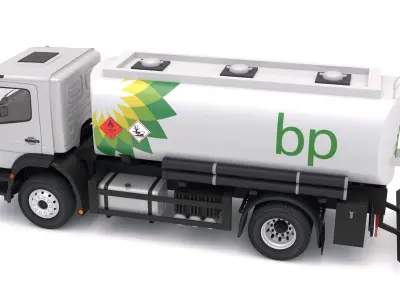 Mercedes-Benz Axor BP Truck Tanker 3D model