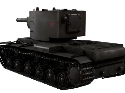 Kliment Voroshilov tank 3D model buy
