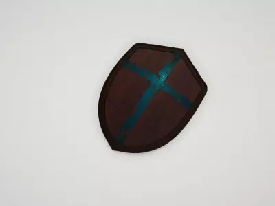 Game asset Heritage Wooden Defender 3D model