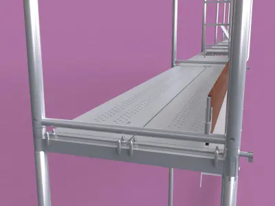 Scaffolding set of 3D model
