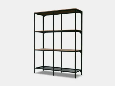 FJALLBO Shelving unit Low-poly 3D model