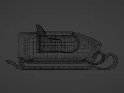 Christmas Sleigh Free 3D model