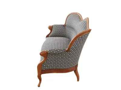 Classic French Sofa 3D model