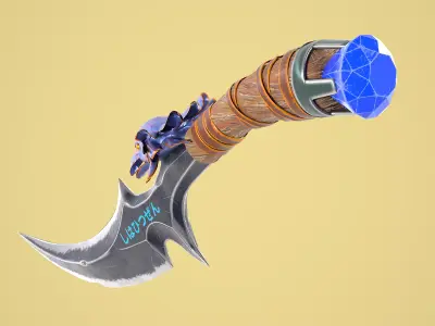 Stylized Dagger - Game Asset Low-poly 3D model