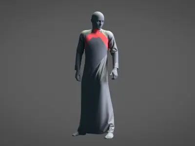 SCI-FI ROBE 3D model