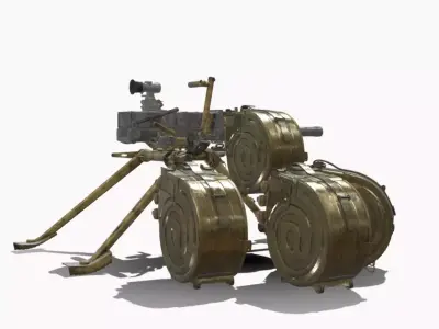 AGS 30 Low-poly 3D model