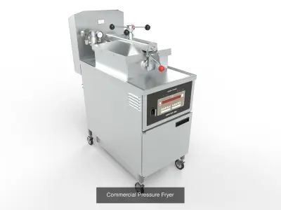 Commercial Kitchen Equipment 3D Model Collection