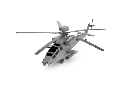 Attack Helicopter 3D model order