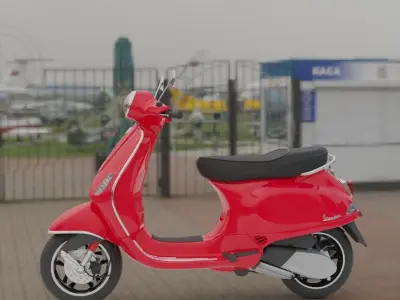 Piaggio Vespa LX125 3D model