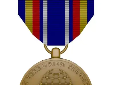 Global War on Terrorism Service Medal 3D model