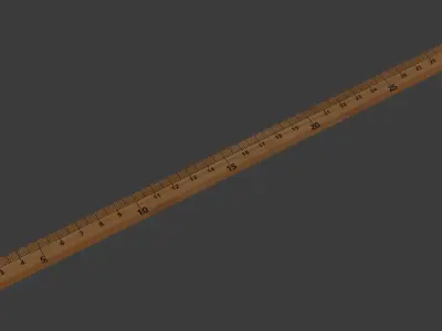 Cun Rule Low-poly 3D model