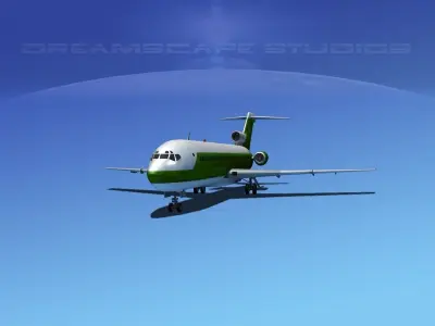 Boeing 727-200 Corporate 1 3D model