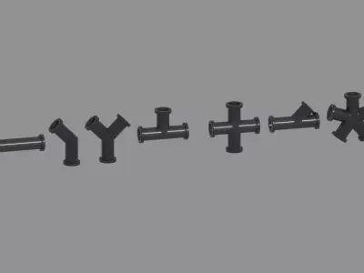 Pipes 3D model