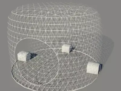 Bahrain Fish Trap 3D model