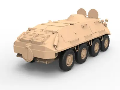 BTR 60PB Russian 3D model