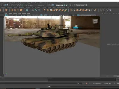 3D Model of Military Tank 3D model
