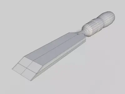 Firmer Chisel Low-poly 3D model