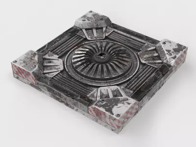 panel sci-fi 01 3D model