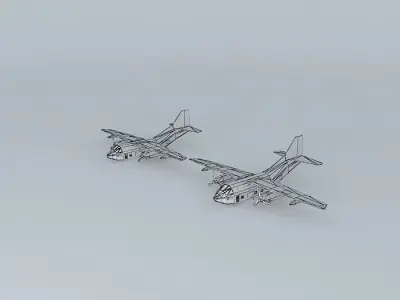 Air Battle planes Free 3D model