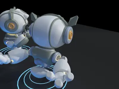 Robot 3D model 2
