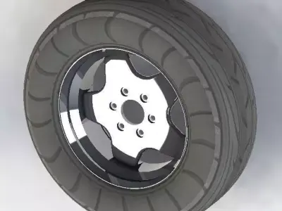 Sport tire Free 3D model