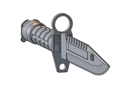 M9 Bayonet Tactical Knife - CAD Model 3D model