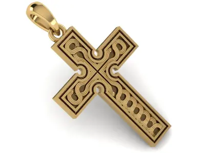 CROSS PENDANT CR195 3D print model
