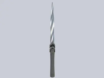Alien tech weapon Low-poly 3D model