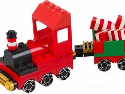 PixelBricks3D - Lego Little Christmas Train  3D print model