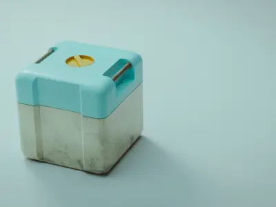 Box  storage Sci-fi  Medical Science  3D model