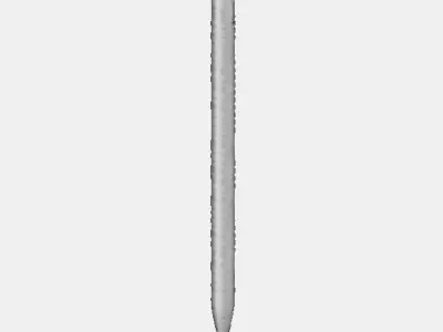 2nd generation Apple Pencil Free low-poly 3D model