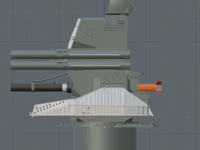 Russian Pantsir-M CIWS 3D model