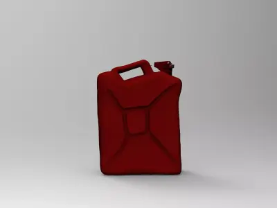 Military Fuel Tank Jerry Can 3D print model