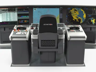 Boat Control Panels 3D Models Collection 3D model