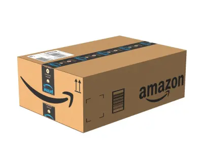 Amazon Box 1K PBR 11 Low-poly 3D model