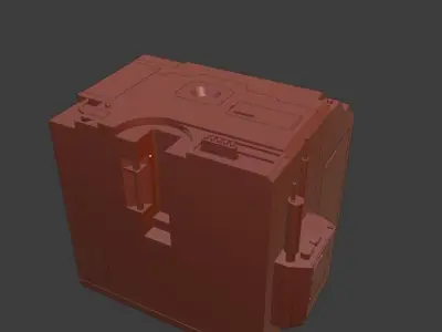 Sci-fi model printer 3D model