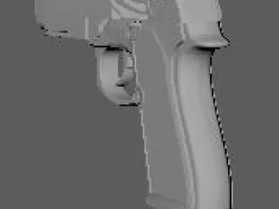 Beretta M9A1 3D model