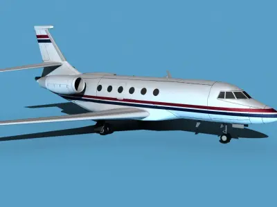 Dassault Falcon 2000 V11 3D model