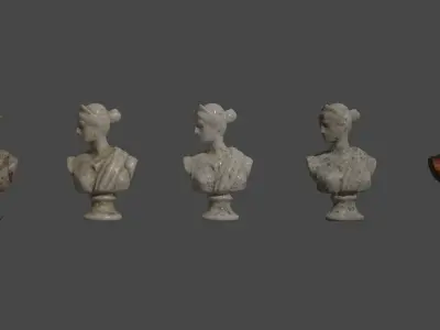 Bust Statuette 3D model 3D model