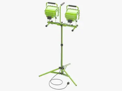Halogen Work Light 2 3D model