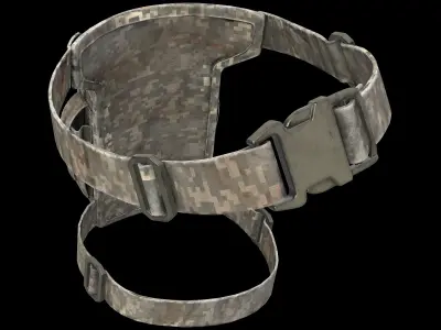 leg pouch 01 3D model