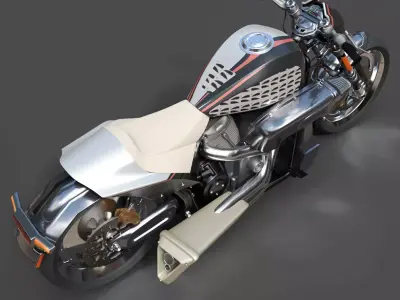 Harley-Davidson FXDR 114 - High Detail 3D Model 3D model